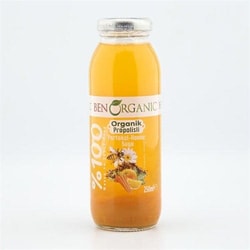 Organik Propolisli-Portakallı Havuç Suyu (250 ml) Benorganic