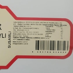 Organik Tam Buğdaylı (Susamlı) Galeta (200 gr) Ekotime