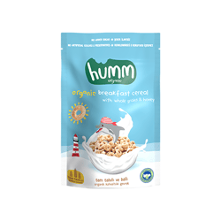Organik Tam Tahıllı ve Ballı Kahvaltılık Gevrek (80 gr) Humm