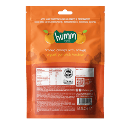 Organik Vegan Portakallı Kurabiye (55 gr) Humm