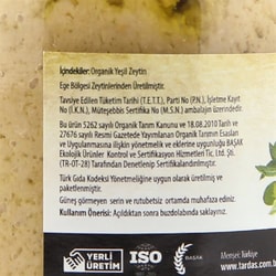 Organik Yeşil Zeytin Ezmesi (180 gr) Egenin