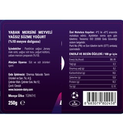Wild Berry - Yaban Mersinli Meyveli Yoğurt (250gr) Shemsa Naturals Locavore