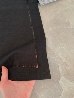 Ajur Detaylı Linen Kumaş Runner