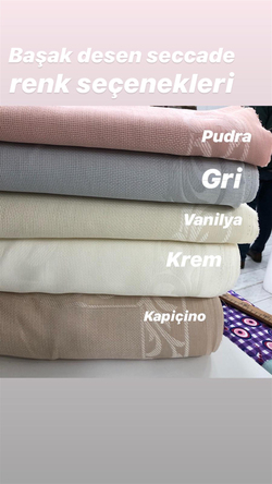 Başak desen etamin boşluklu işlenebilir pano seccade