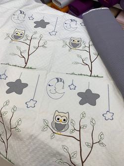 Baykuş Aplikeli Bebek Pikesi