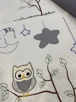 Baykuş Aplikeli Bebek Pikesi