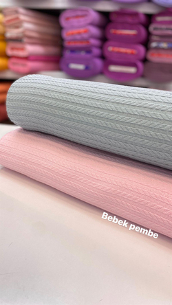 Bebek Pembe Örgü Desen Pike