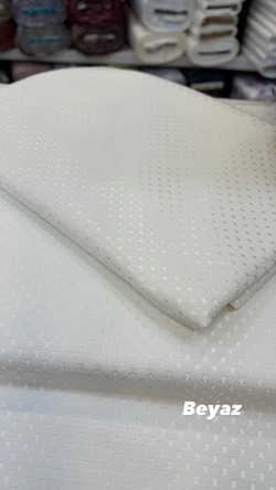 Beyaz Honey Para Puan Desen Etuval Şönil Pike