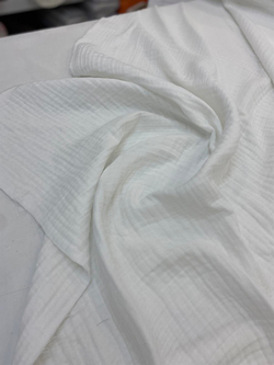 Beyaz Multi Müslin Kumaş ( 240 CM Enli)
