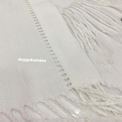 Burgu Püsküllü Ajurlu Üç Parça Küçük Set