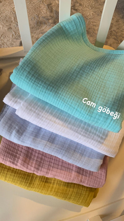 Cam Göbeği Multi Müslin Hazır Örtü