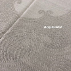 Damla desen etamin boşluklu kare örtü