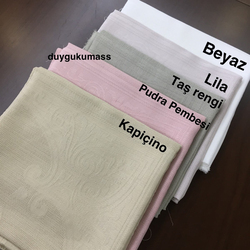 Damla desen etamin boşluklu peçete