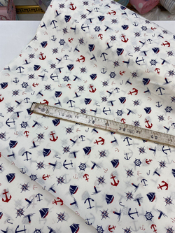 Denizci D79 Desen Poplin