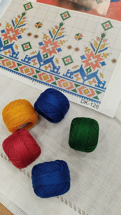 DK 126 Nolu Şablon Ve İpler Dahil Ajur Detaylı Salon Set 