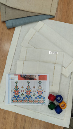 DK 126 Nolu Şablon Ve İpler Dahil Ajur Detaylı Salon Set 