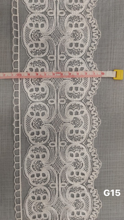 G15 Desenli Güpür Top