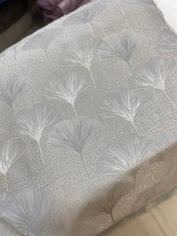 Gingko Desen İpek Şönil Pike