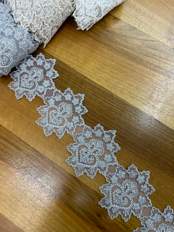 Gri D1200 Desen Fransız Güpürü (1 top)