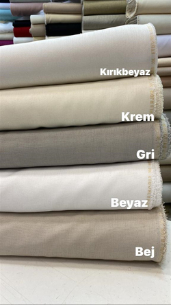 Gri Etuval Ajda Keten Kumaş