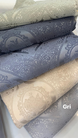 Gri Grace Desenli Etuval Şönil Pike