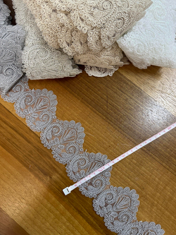 Gri Koç D850 Desen Fransız Güpürü (1 top)