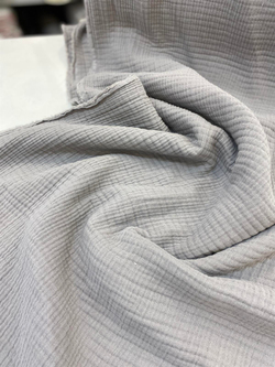 Gri Multi Müslin Kumaş ( 240 CM Enli)