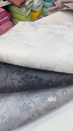 Gri Siena Ağaç Desenli Etuval Şönil Pike