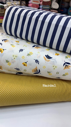 Hardal Mini Kareli Poplin (240 Cm Enli)