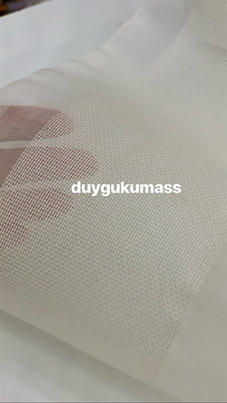 İki Kenarı Etamin Boşluklu İpek Runner Kumaş