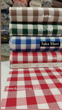 İri Kareli Duck Keteni