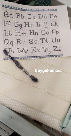 İşlenebilir Etamin Bordür Detaylı Bebek Pike Seti