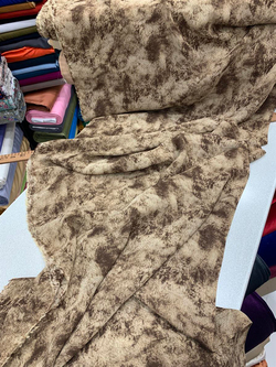 Kahve Batik Krep Şifon Dk 308