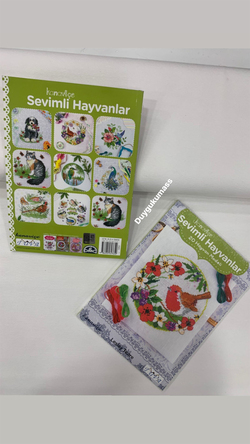Kanaviçe Sevimli Hayvanlar