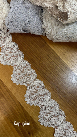 Kapuçino Koç D850 Desen Fransız Güpürü (1 top)