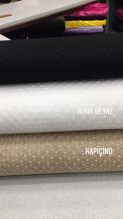 Kendinden Puanlı Tül Kumaş