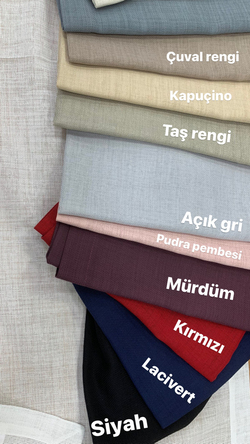 Köşe Çevrili Linen Kumaş Runner