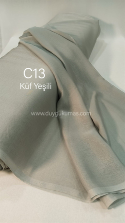 Küf Yeşili C13 Janjan Şifon