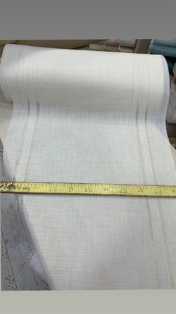 Linen Çift Sıra Ajur Detaylı Runner Kumaş 55 Cm Genişlikli