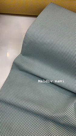 Maldiv Mavi Mini Puanlı Poplin (240 Cm Enli)
