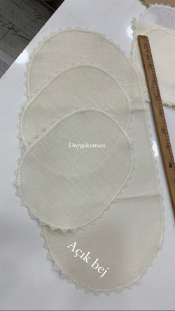 Mekik Oyası Detaylı Oval Set