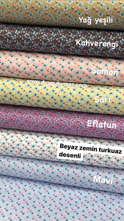 Minik Kelebekler Desen Poplin