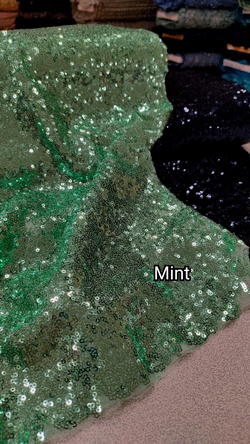 Mint Pul Payet Kumaş