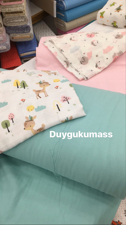 Müslin Bezi Bambi Desen