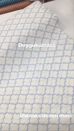 Müslin Bezi Damaks Desen