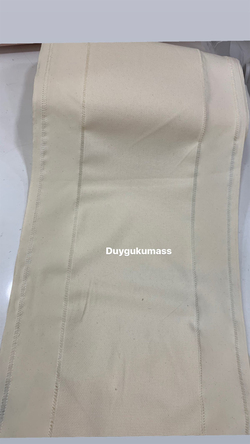Ortası Etamin Boşluklu Keten Runner Kumaş