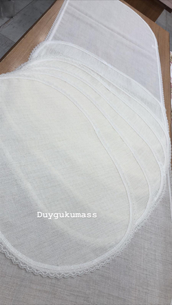 Oval Runner ve 6 lı Amerikan Servis Seti