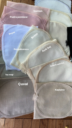 Oval set  (İpler ve Üç Güllü Şablon Dahil) DK 41