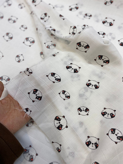 Panda Surat Desenli Müslin Bezi D88