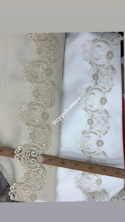 Papatya Demeti Model Fransız Güpürü (Metre ile)